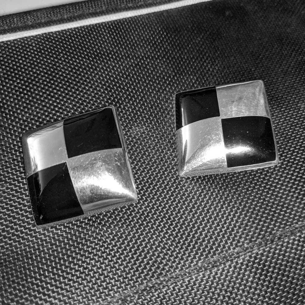 Sterling silver clip earings